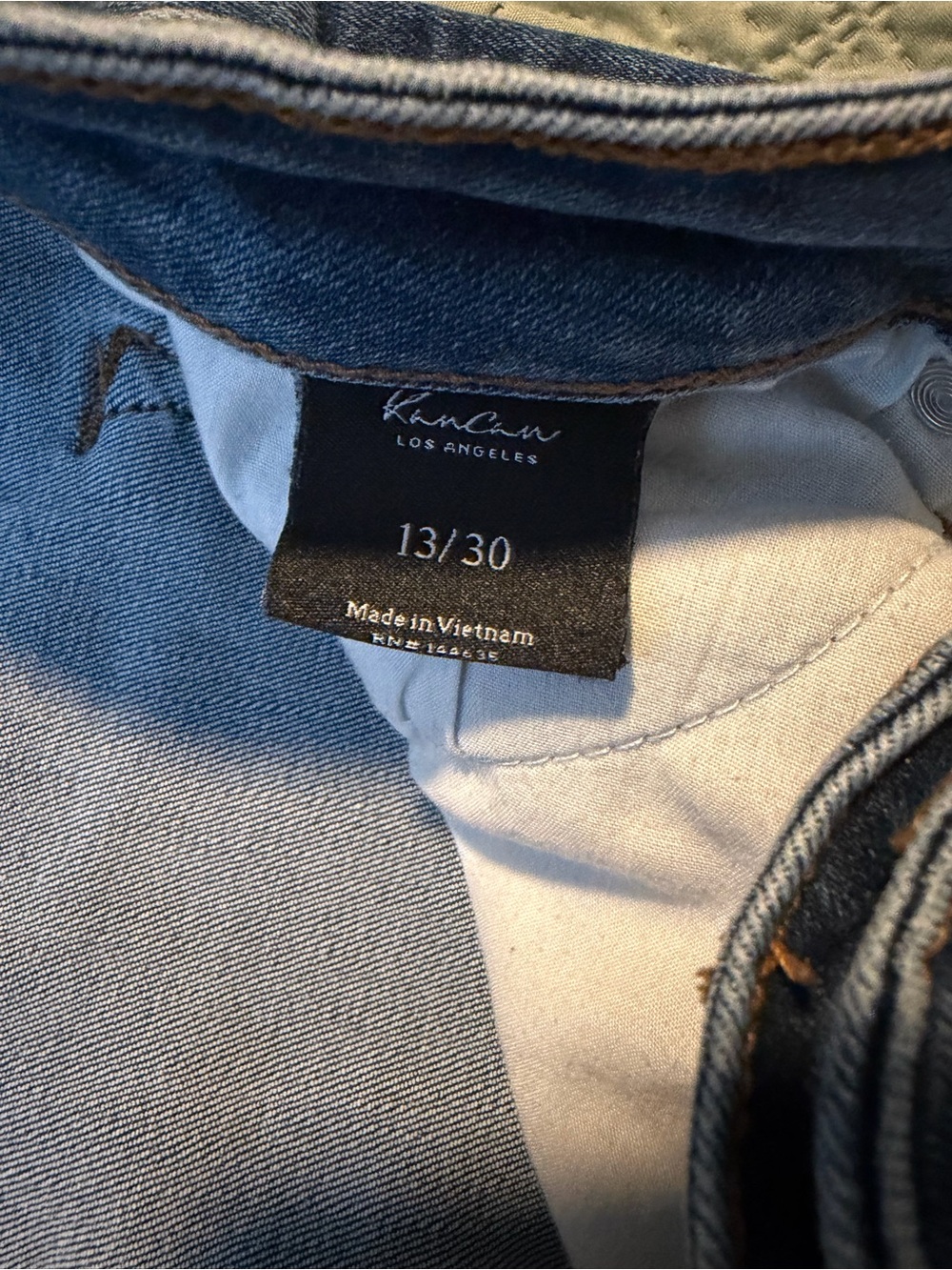 KanCan Women's Distressed Dark Blue Jeans - Picture 4 of 4